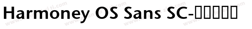 Harmoney OS Sans SC字体转换